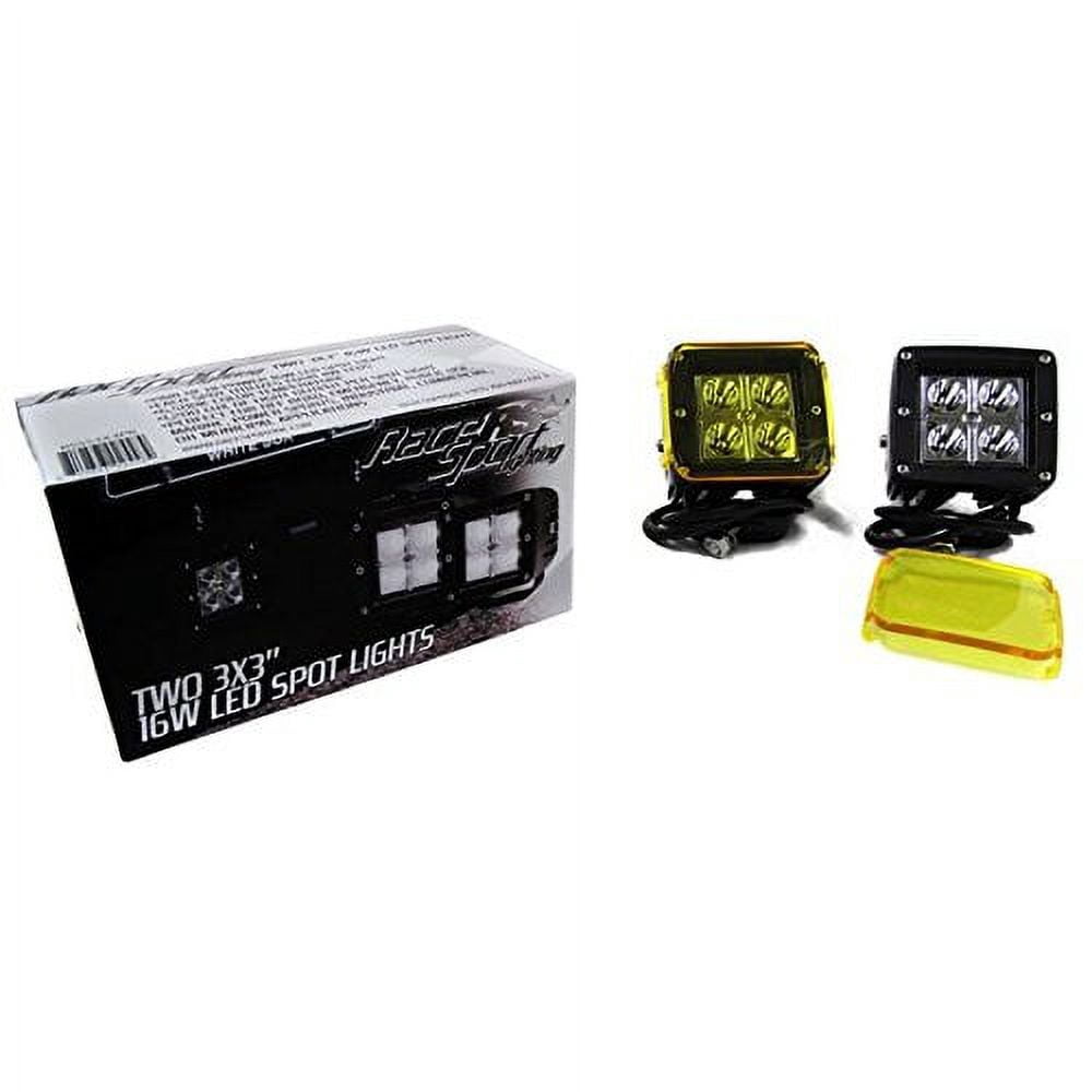 Race Sport Rsss3x3pr Street Series 3" X 3" 14-watt 4-led Cube Spotlights