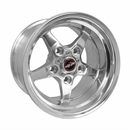 Race Star 92-745532DP 17 x 4.5, 5 x 135 BC 1.75 BS 92 Drag Star Direct Drill Polished Wheel