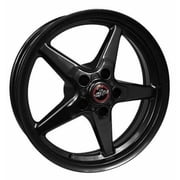 Race Star 92 Drag Star Bracket Racer 17x10.5 5x4.50BC 7.6BS Gloss Black Wheel - Single Bead Lock