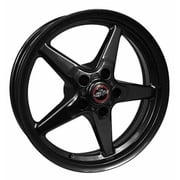 Race Star 92 Drag Star Focus/Sport Compact 18x8.50 5x108BC 6.64BS 49.5mm Offset Gloss Black Wheel