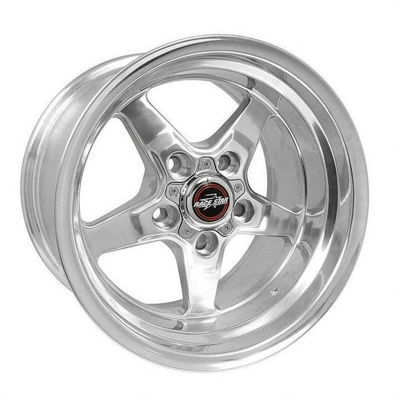 Race Star Wheels 92-510950DP Drag Star Wheel, 5X5, Pol, 15X10