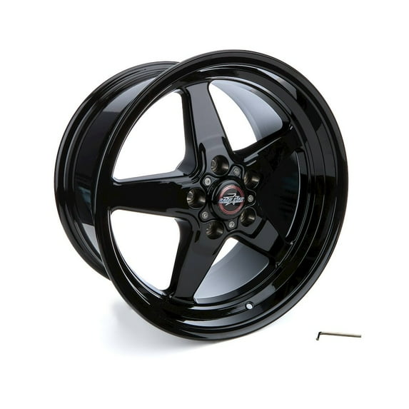 Race Star Industries 92 Drag Star Bracket Rac er Gloss Black 17x9.5