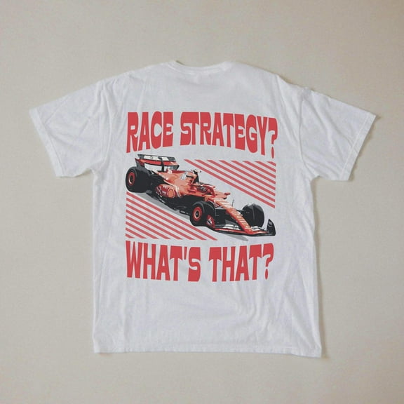 Race Strategy F1 Shirt, Formula Car Graphic Tee for Motorsport Fans, Retro Racing Humor Gift Top, Unisex Cotton T-Shirt, Sizes S-5XL
