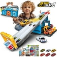 thumbnail image 1 of Race Tracks for Kids Ages 3-5 Racing Car Toys Set with 2 Layer Track 6 Alloy Race Cars for Toddlers Boys Best Birthday Xmas Gifts, 1 of 8