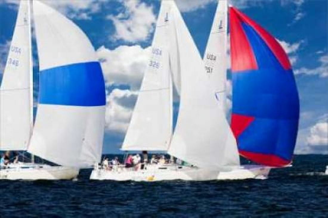Race at Annapolis II Canvas Art - Alan Hausenflock (24 x 36)
