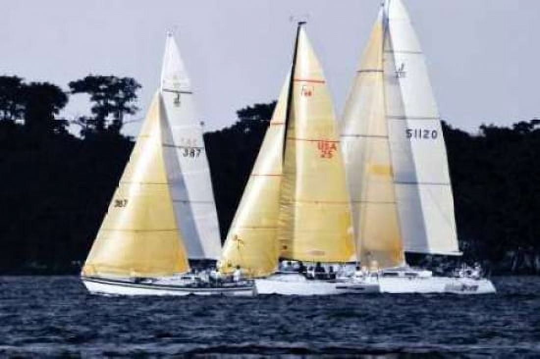 Race at Annapolis IV Canvas Art - Alan Hausenflock (24 x 36)