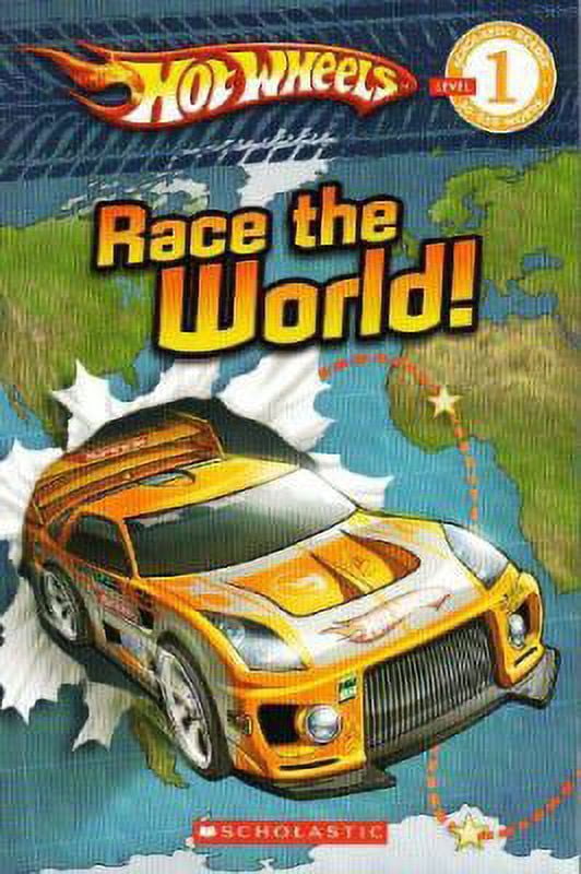 Pre-Owned Race the World! (Hotwheels, Scholastic Reader 1), by Ace Landers (Hardcover), Textbooks, English