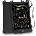 thumbnail image 1 of RaceGT 8.5 inch LCD Writing Tablet, Reusable Drawing Pad for Kids, Coloring Screen Doodle Board, Travel Essentials Activities Toy for 3 4 5 6 7 8 Years Old, Toddler Gifts for Girls Boys, Black, 1 of 13