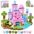 thumbnail image 1 of RaceGT 100PCS Magnetic Blocks, Magnetic Building Cubes for Girls Boys, STEM Creative Educational Toys for Kids 3 4 5+ Years Old, Magnet Tiles Set, Montessori Stacking Toy, Toddlers Gifts Pink Castle, 1 of 9