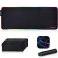 RaceGT RGB Gaming Mouse Pad XXL Oversized 31.5 x 12 x 0.2 in Rubber