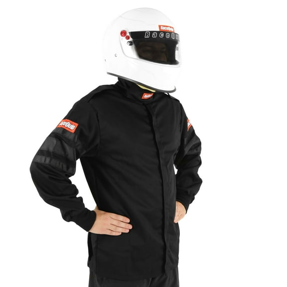 RaceQuip® 111006RQP 110 Series Driving Jacket - SFI 3.2A/1 - Black - XL
