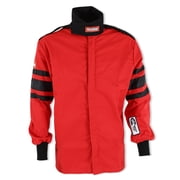 RaceQuip 111017RQP 110 Series Driving Jacket SFI 3.2A/1 Red/Black Stripe 2XL