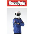 thumbnail image 1 of RaceQuip 111025 Single Layer Racing Driver Fire Suit Jacket SFI 3.2/1 Blue Large, 1 of 3