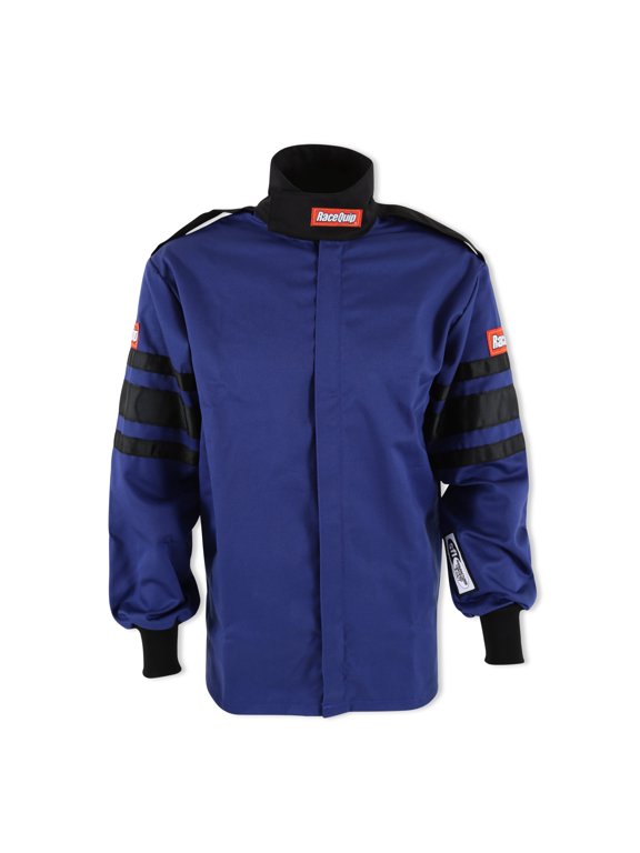 111027RQP 110 Series Driving Jacket SFI 3.2A/1 Blue/Black Stripe 2XL
