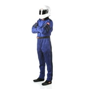 RaceQuip® 120028RQP 120 Series 1-Pc Driving Suit SFI 3.2A/5 Blue/Black 3XL