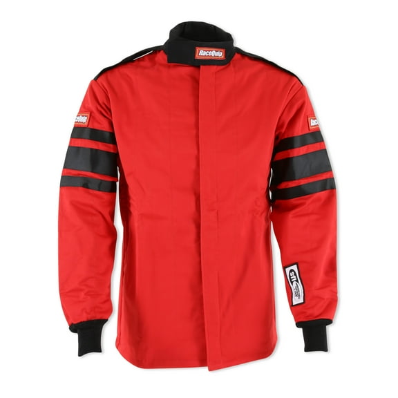 RaceQuip 121018RQP 120 Series Driving Jacket SFI 3.2A/5 Red/Black Stripe 3XL