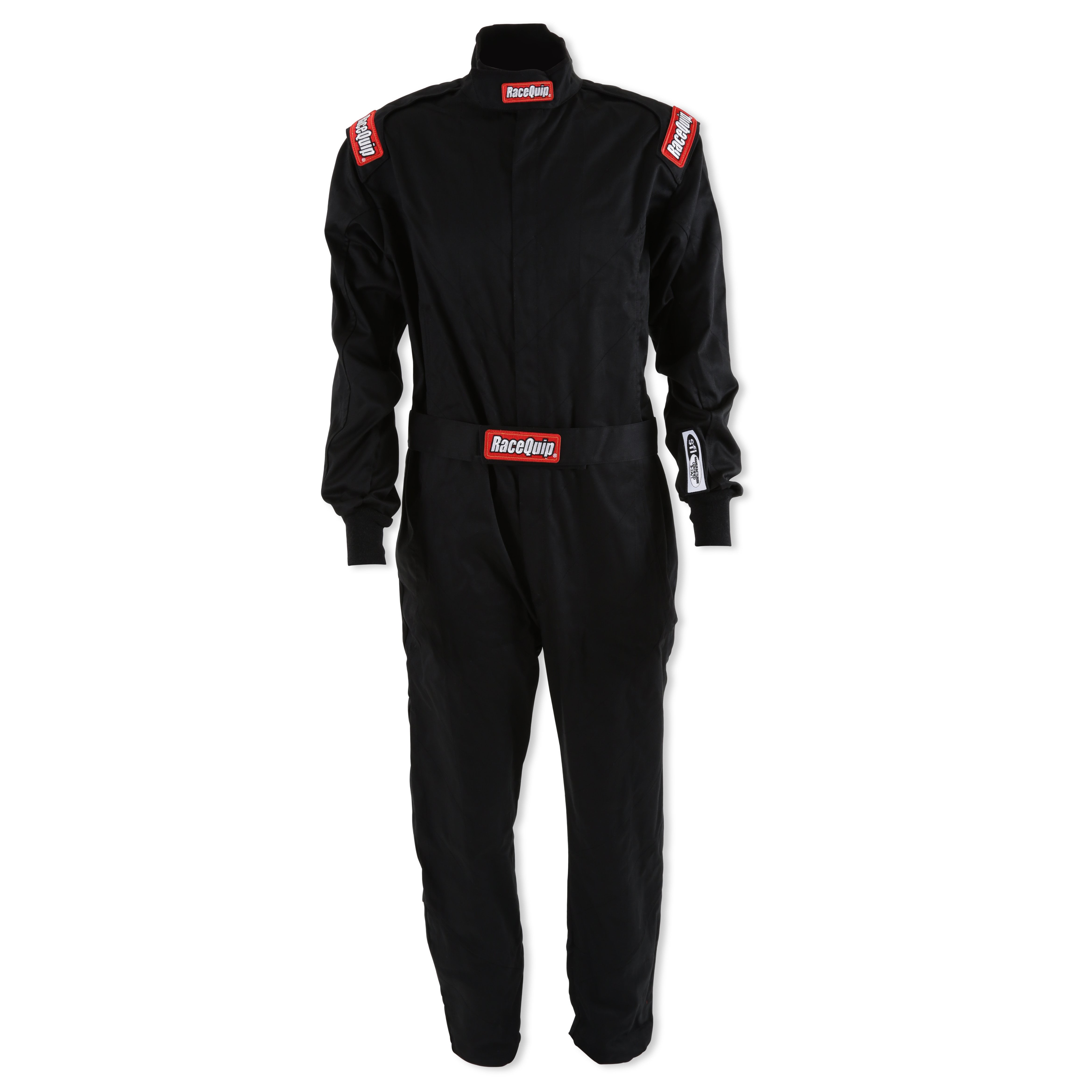 RaceQuip Chevron-1 Driving Suit - SFI 3.2A/1 Rated Single-Layer Pyrovatex FRC (Blue, 2XL) - View #4