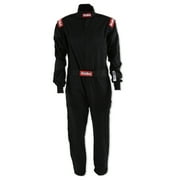 RaceQuip  130908RQP Chevron-1 Driving Suit - SFI 3.2A/1 - Black - 3XL