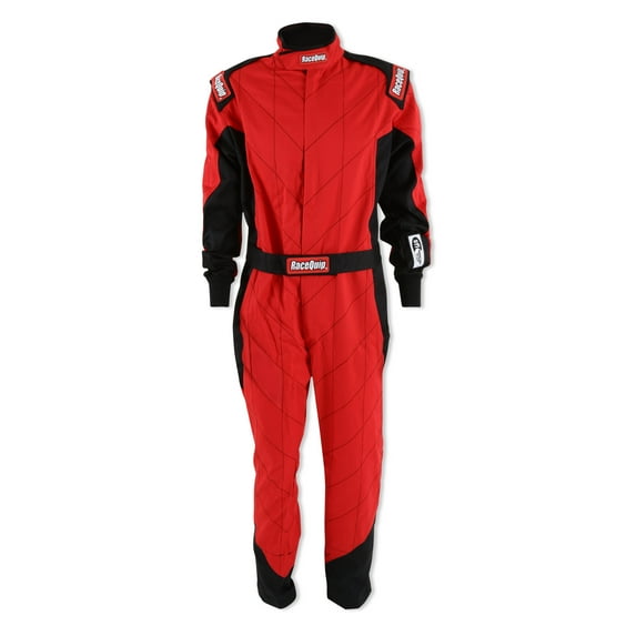 RaceQuip® 130913RQP Chevron-1 Driving Suit - SFI 3.2A/1 - Red - Medium