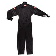 RaceQuip  1959992RQP Pro-1 Driving Suit SFI 3.2A/1 - Black - Youth Small