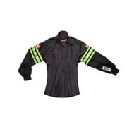 RaceQuip 1960795RQP Pro-1 Driving Jacket - SFI 3.2A/1 - Green Trim - Youth Large