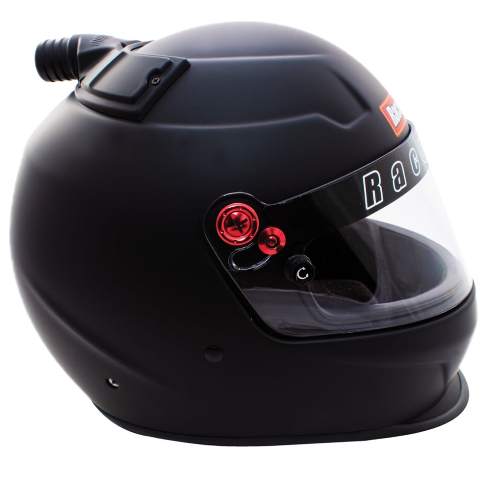 RaceQuip 266993RQP Pro20 Top Air Racing Helmet Full Face Snell SA2020 Flat Black Medium
