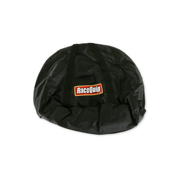 RaceQuip 300003RQP Helmet Bag - Fleece Lined - Zipper Closure - Nylon - Black