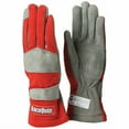 thumbnail image 1 of RaceQuip® 351013RQP 351 Series Driving Gloves - SFI 3.3/1 - Red/Gray - Medium, 1 of 10