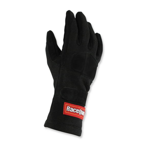 RaceQuip 355003RQP 355 Series Driving Gloves - SFI 3.3/5 - Black/Black - Medium