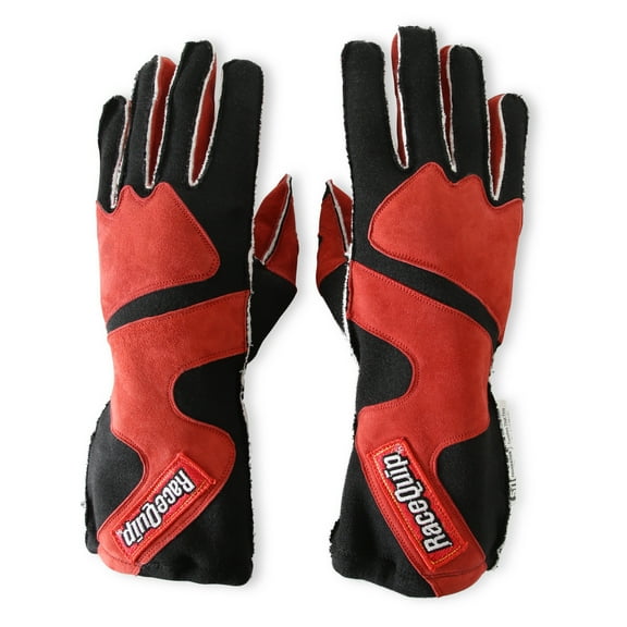 RaceQuip® 355015RQP 355  Series Driving Gloves - SFI 3.3/5 - Black/Red - Large