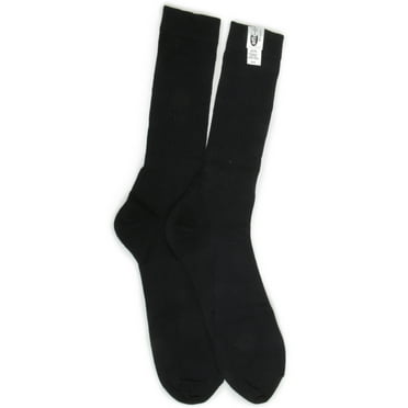 RaceQuip® 411996RQP Socks - SFI 3.3 - Fire Retardant Cotton - Black - XL