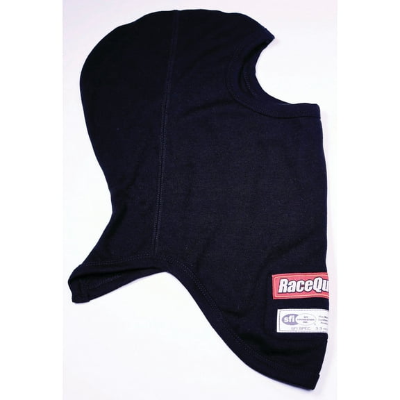 RaceQuip® 433992RQP Head Sock - Single Eyeport - SFI 3.3 - Double Layer - Black