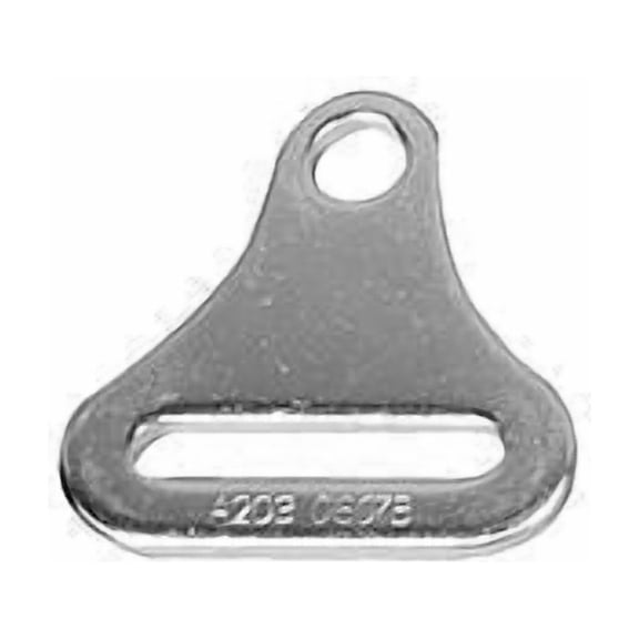 RaceQuip 700020RQP Harness Hardware Floor Mount 3 in Wide Bolt-On Long Reach Steel