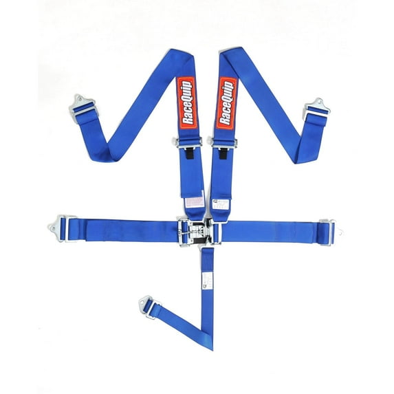 RaceQuip 711041RQP Latch And Link 5 Point Racing Harness, Orange