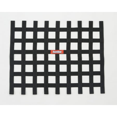 RaceQuip® 721005RQP Window Net 1 in Webbing - 18 x 24 in Rectangle - Black