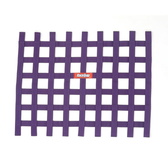 RaceQuip® 721055RQP Window Net 1 in Webbing - 24 x 18 in Rectangle - Purple