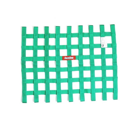 RaceQuip 725075RQP Window Net SFI 27.1 1 in Webbing 18 x 24 in Rectangle Green