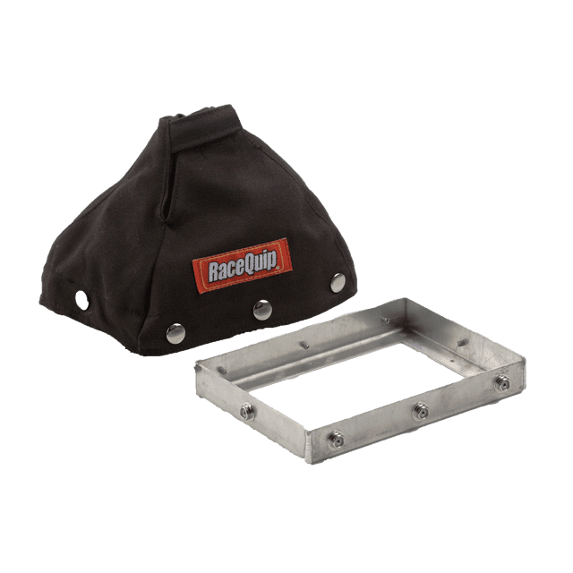Shifter Boot Riser RaceQuip Fire Retardant Shifter Boot Kit, 7.5x5.5 in Aluminum Frame, 6 ...