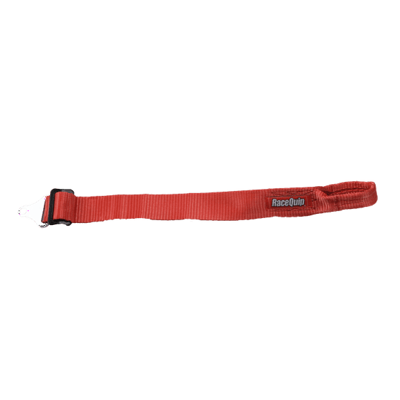 RaceQuip 896146RQP Tow Hook Strap with Soft Eye Loop End 12,000 LB Rating