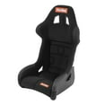 thumbnail image 1 of RaceQuip 96886689RQP Seat Non-Reclining FIA 17in Harness Openings Fiberglass Black Fabric, 1 of 9