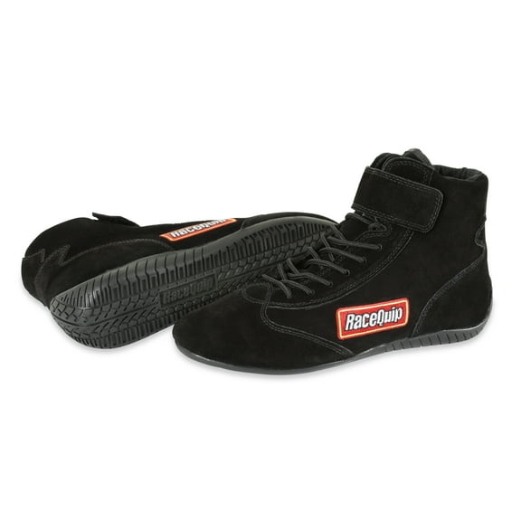 RaceQuipRQP 30300120RQP 303 Driving Shoes Mid-Top SFI 3.3/5 Black Size 12