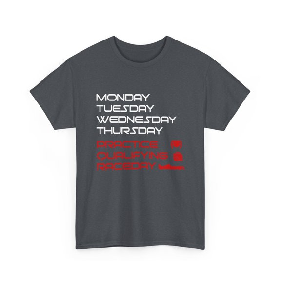 Raceday Inspired T-Shirt | Sunday Racing Unisex Cotton Tee (Tweed, L)