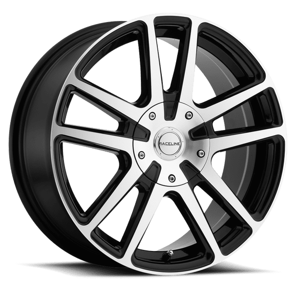 Raceline 145M-ENCORE 17" Cast Aluminum Wheel, ENCORE BMF 17X7.5 5X108/5X114.3 +40mm Fits select: 2013-2022 FORD ESCAPE SE, 2012-2016 HONDA CIVIC LX