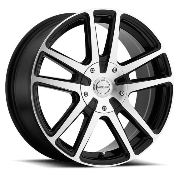 Raceline 145M-ENCORE 17" Cast Aluminum Wheel, ENCORE BMF 17X7.5 5X110/5X115 +40mm Fits select: 2018-2020,2022-2024 CHEVROLET EQUINOX LT