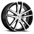 thumbnail image 1 of Raceline 145M-ENCORE 18" Cast Aluminum Wheel, ENCORE BMF 18X8 5X114.3/5X120 +40mm Fits select: 2012-2016 HONDA CIVIC LX, 2016-2019 TOYOTA RAV4 LE, 1 of 2