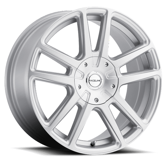 Raceline 145S-ENCORE 16" Cast Aluminum Wheel, ENCORE SILVER 16X7 4X100/4X108 +40mm Fits select: 2009-2011 FORD FOCUS SE, 2016-2017 HYUNDAI ACCENT SE