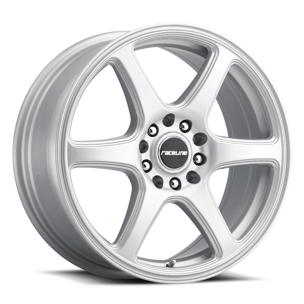 Raceline 146S-MATRIX 15" Cast Aluminum Wheel, MATRIX SILVER 15X7 4X100/4X114.3 +40mm
