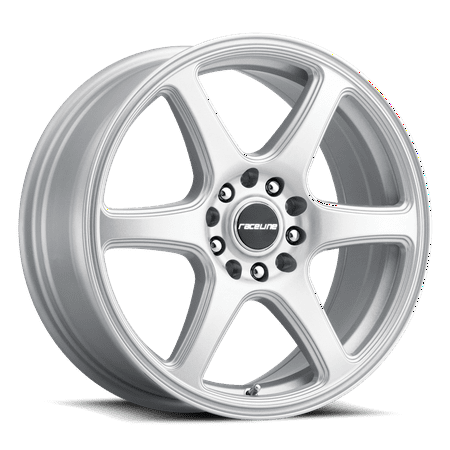 Raceline 146S-MATRIX 17" Cast Aluminum Wheel, MATRIX SILVER 17X7.5 5X100/5X114.3 +40mm