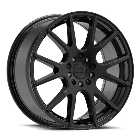 Raceline 147B-INTAKE 14" Cast Aluminum Wheel, INTAKE GLOSS BLACK 14X5.5 4X100/4X114.3 +35mm