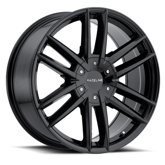 Raceline 158B-IMPULSE 20" Cast Aluminum Wheel, IMPULSE BLACK 20X8.5 6X120/6X139.7 +15mm Fits select: 2015-2018 CHEVROLET SILVERADO K1500 LT, 2014 CHEVROLET SILVERADO K1500